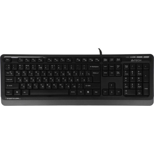 Клавиатура A4Tech Fstyler FK10 черный/серый USB (FK10 GREY)