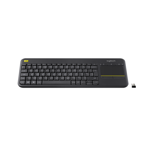 Клавиатура/ Logitech Keyboard K400 Wireless Touch Plus RTL, USB