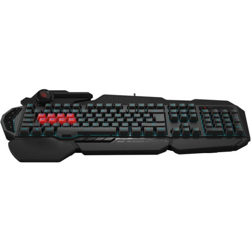 Клавиатура A4Tech Bloody B318 черный USB Multimedia for gamer LED (подставка для запястий) (B318) Клавиатура A4Tech Bloody B318 черный USB Multimedia for gamer LED (подставка для запястий) (B318)