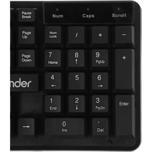 Клавиатура DEFENDER USB SYMBOL HB-559 BLACK 45559