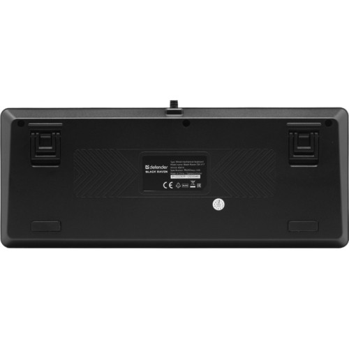 Клавиатура DEFENDER MECHANICAL BLK RAVEN GK-417 RU RGB 45414