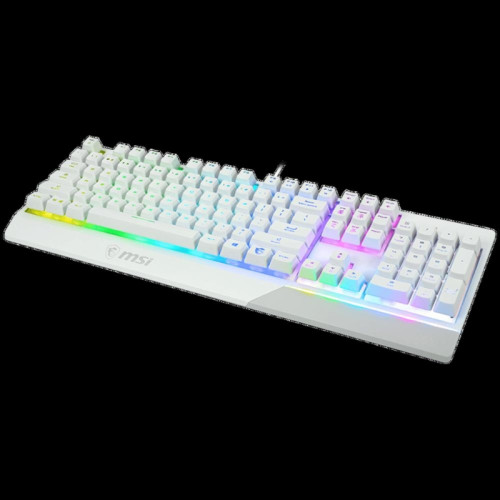 Клавиатура MSI Vigor GK30 белый USB for gamer LED