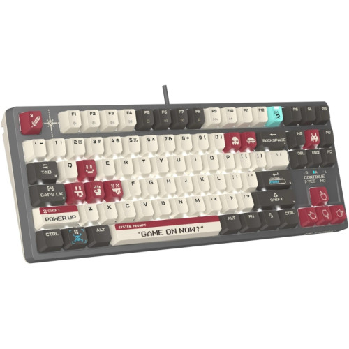 Клавиатура A4Tech Bloody S87 Pixels Red механическая серый/белый USB Multimedia for gamer LED (S87 PIXELS) Клавиатура A4Tech Bloody S87 Pixels Red механическая серый/белый USB Multimedia for gamer LED (S87 PIXELS)