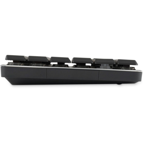Клавиатура Oklick K615X механическая серый/серебристый USB slim Multimedia for gamer LED (1934413)