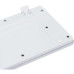 Клавиатура Oklick 420MRL белый USB slim Multimedia LED
