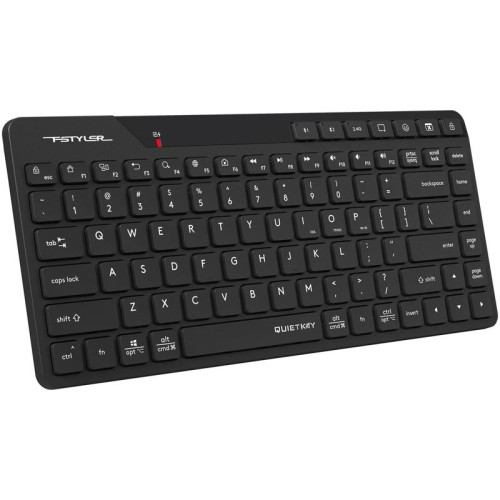 Клавиатура A4Tech Fstyler FBK26C AS черный USB беспроводная BT/Radio slim Multimedia (FBK26C AS)