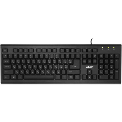 Клавиатура Acer OKW120 черный USB Multimedia (ZL.KBDEE.006)