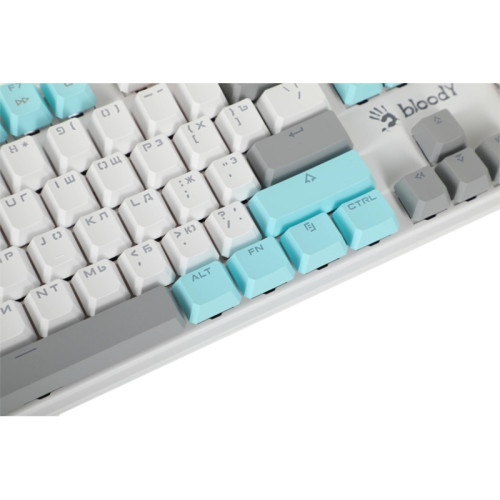 Клавиатура A4Tech Bloody S510N механическая белый USB for gamer LED (S510N (ICY WHITE ))