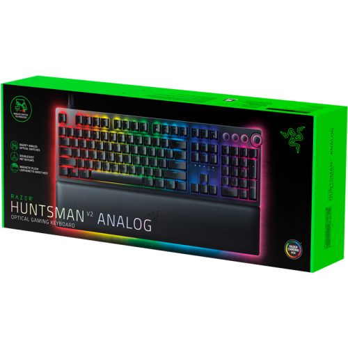 Игровая клавиатура Razer Huntsman V2 Analog - Analog Optical Gaming Keyboard - Russian Layout/ Razer Huntsman V2 Analog - Analog Optical Gaming Keyboard - Russian Layout