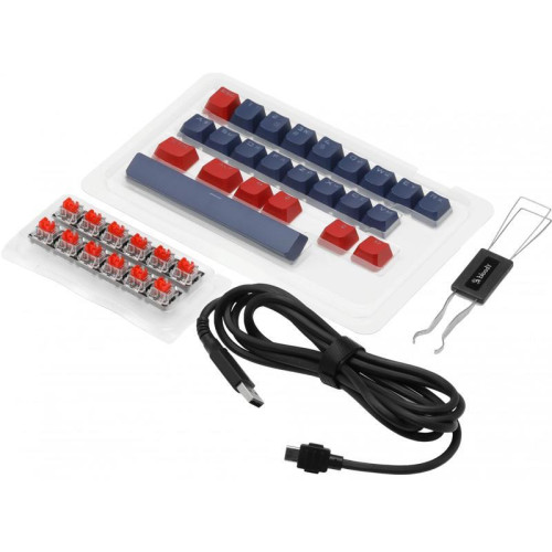 Клавиатура A4Tech Bloody S98 механическая синий/белый USB for gamer LED (SPORTS NAVY)
