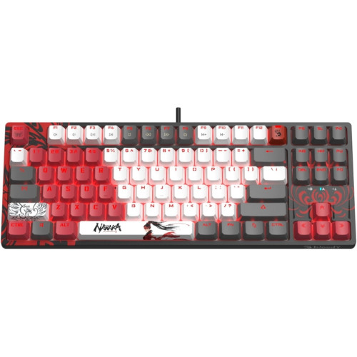 Клавиатура A4Tech Bloody S87 Naraka механическая черный/красный USB for gamer LED (S87 NARAKA)