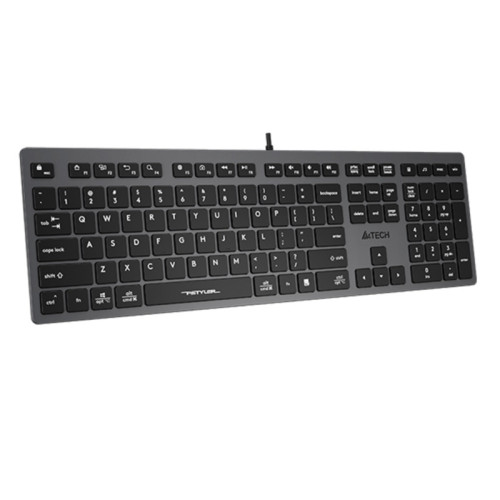 Клавиатура A4Tech Fstyler FX50 серый USB slim Multimedia (FX50 GREY)