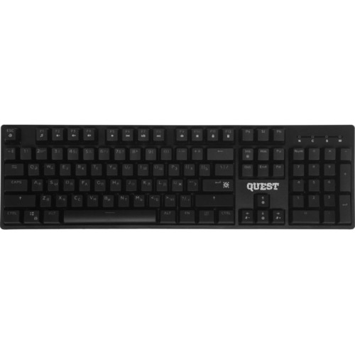Клавиатура DEFENDER MECHANICAL QUEST GK-596 RU 45596 BLK