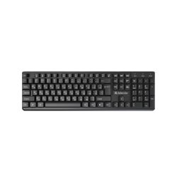 Defender Проводная клавиатура Elemental HB-239 RU, черн,104 кнопки+FN,1.8м
