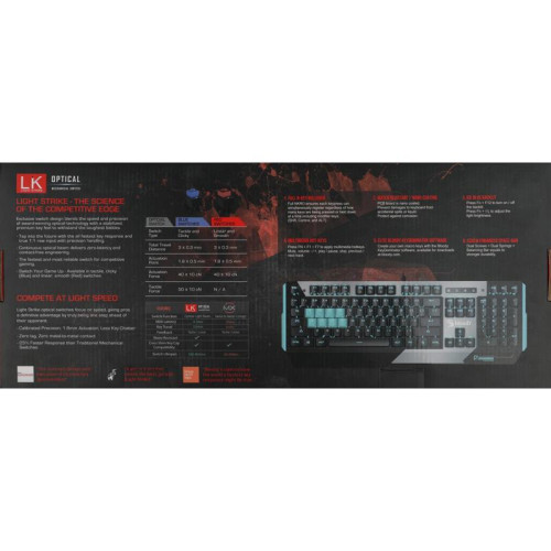 Клавиатура A4Tech Bloody B865 механическая серый/черный USB for gamer LED