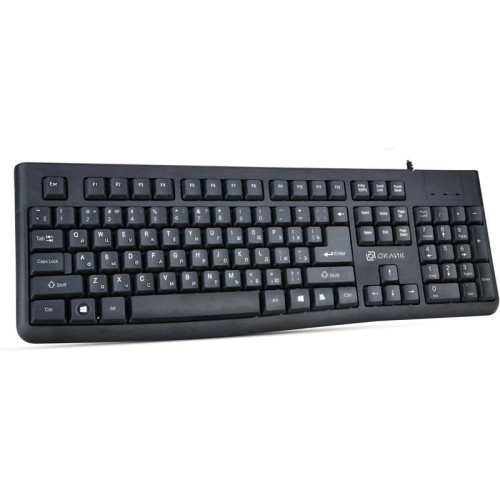 Клавиатура Oklick K135 черный USB (1914788)