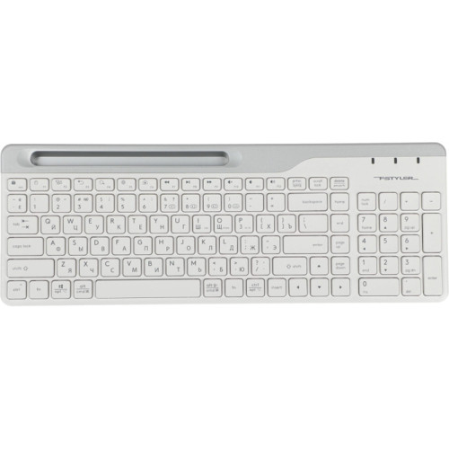 Клавиатура A4Tech Fstyler FBK25 белый/серый USB беспроводная BT/Radio slim Multimedia
