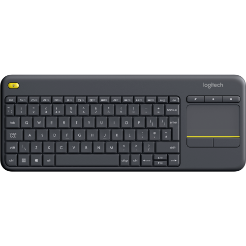 Клавиатура/ Logitech Keyboard K400 Wireless Touch Plus RTL, USB