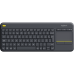 Клавиатура/ Logitech Keyboard K400 Wireless Touch Plus RTL, USB