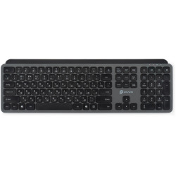 Клавиатура Oklick K859W серый/черный USB беспроводная slim Multimedia (2002136)