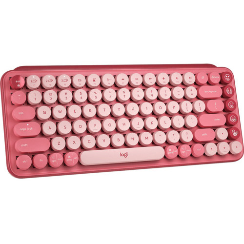 Клавиатура/ Logitech Keyboard POP KEYS HEARTBREAKER_ROSE