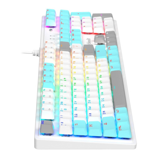 Клавиатура A4Tech Bloody S510N механическая белый USB for gamer LED (S510N (ICY WHITE ))