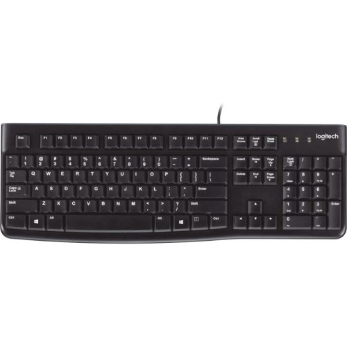Клавиатура Keyboard Logitech K120 (USB, waterproof, low profile) OEM