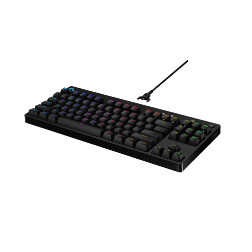 Клавиатура/ Logitech Gaming Keyboard G PRO TKL Corded Mechanical  - BLACK - RUS - USB - CLICKY