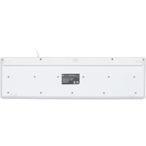 Клавиатура Oklick 500M белый USB slim Multimedia