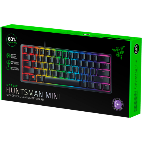 Игровая клавиатура Razer Huntsman Mini/ Razer Huntsman Mini Gaming keyboard  - Russian Layout