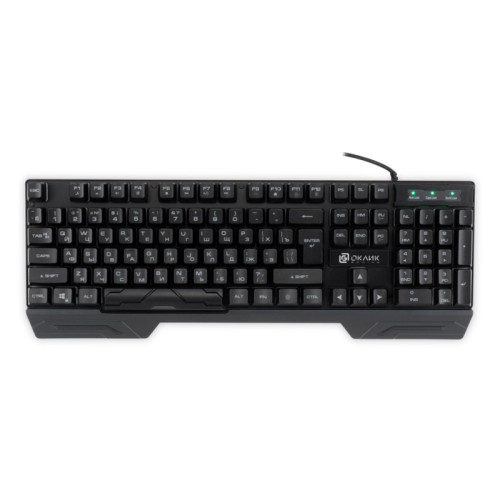 Клавиатура Oklick 709G черный USB for gamer LED (1788144) Клавиатура Oklick 709G черный USB for gamer LED (1788144)