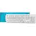 Клавиатура Oklick 505M белый USB slim