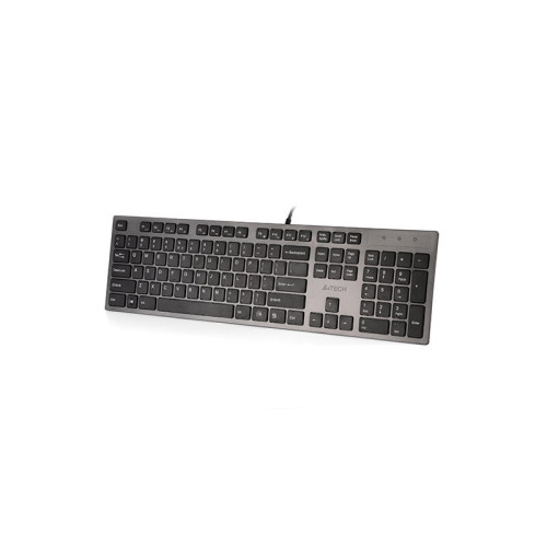 Клавиатура A4Tech KV-300H серый/черный USB slim