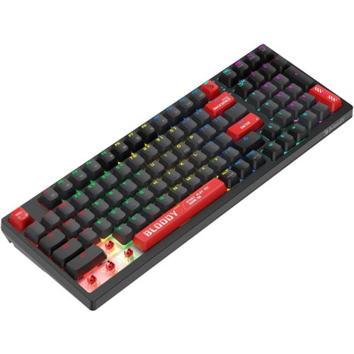 Клавиатура A4Tech Bloody WS98 механическая черный USB беспроводная BT/Radio Multimedia for gamer LED (WS98)
