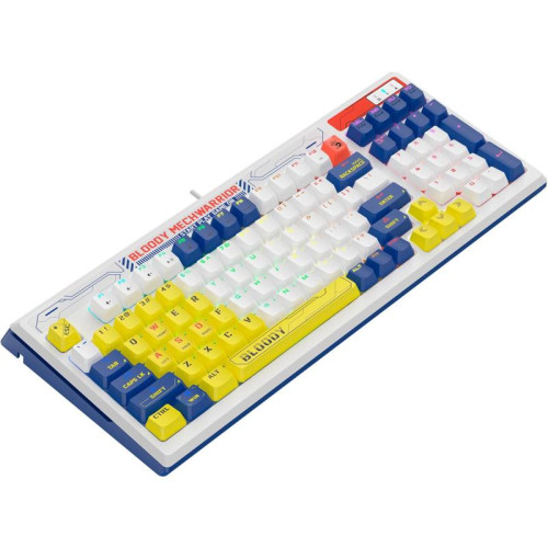 Клавиатура A4Tech Bloody B950 механическая синий USB for gamer LED (B950)