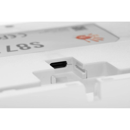 Клавиатура A4Tech Bloody S87 Energy механическая белый/желтый USB for gamer LED (S87 USB ENERGY WHITE)