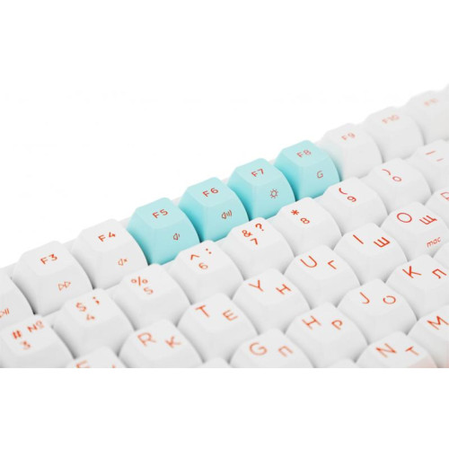 Клавиатура A4Tech Fstyler FS300 механическая белый USB for gamer LED (FS300 PANDA SNORKLENING)