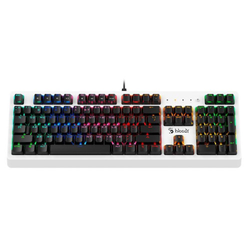 Клавиатура A4Tech Bloody B810RC механическая белый/черный USB for gamer LED