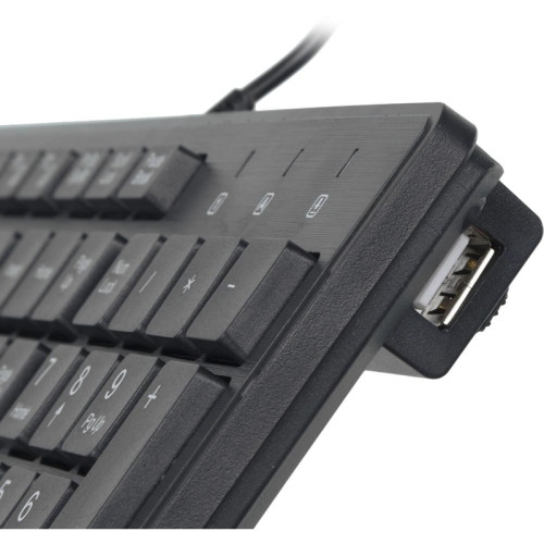Клавиатура Oklick 520M2U черный/черный USB slim Multimedia