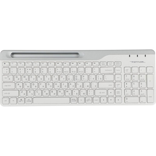 Клавиатура A4Tech Fstyler FBK25 белый/серый USB беспроводная BT/Radio slim Multimedia