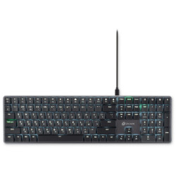 Клавиатура Oklick K953X механическая черный/серый USB Multimedia LED (1901086)