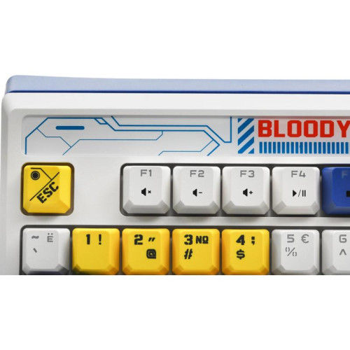 Клавиатура A4Tech Bloody B950 механическая синий USB for gamer LED (B950)