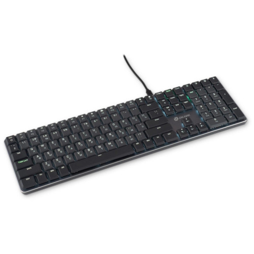 Клавиатура Oklick K953X механическая черный/серый USB Multimedia LED (1901086) Клавиатура Oklick K953X механическая черный/серый USB Multimedia LED (1901086)