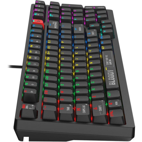Клавиатура A4Tech Bloody S98 механическая черный USB for gamer LED (S98 BLACK)