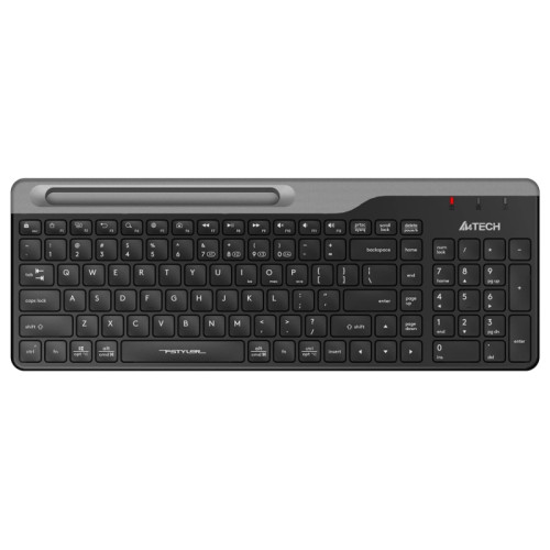 Клавиатура A4Tech Fstyler FBK25 черный/серый USB беспроводная BT/Radio slim Multimedia (FBK25 BLACK)