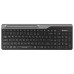 Клавиатура A4Tech Fstyler FBK25 черный/серый USB беспроводная BT/Radio slim Multimedia (FBK25 BLACK)