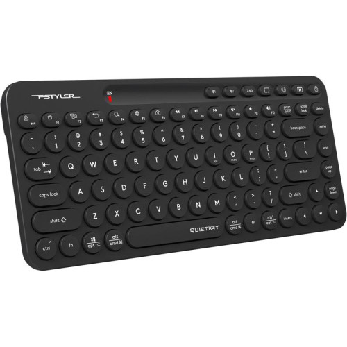 Клавиатура A4Tech Fstyler FBK36C AS черный USB беспроводная BT/Radio slim Multimedia (FBK36C AS)
