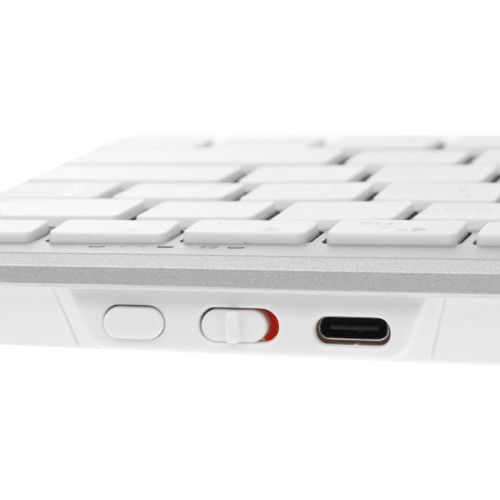 Клавиатура A4Tech Fstyler FBX51C белый USB беспроводная BT/Radio slim Multimedia для ноутбука (FBX51C WHITE)