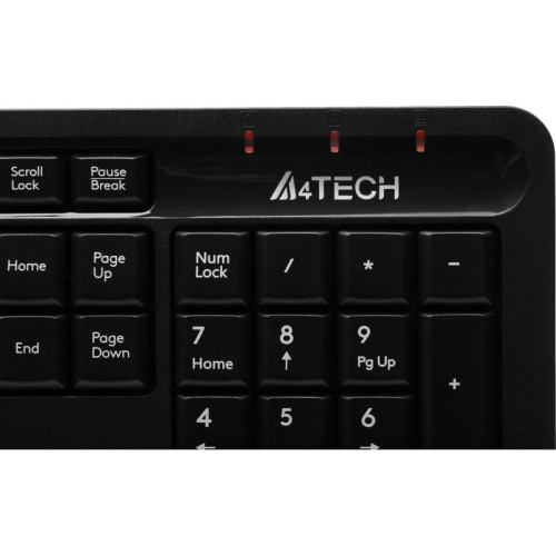 Клавиатура A4Tech Fstyler FKS10 черный/оранжевый USB (FKS10 ORANGE)