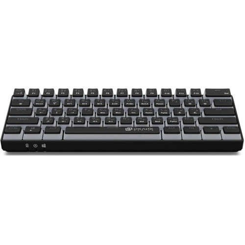Клавиатура Oklick K763W механическая черный USB беспроводная BT/Radio Multimedia for gamer LED (1920548)